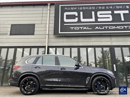 BMW X5 40i 휠수리 후 블랙유광 휠도색 / 용인 처인구