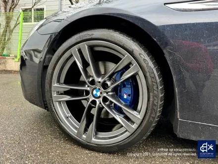 BMW 640D 20인치 휠 상처 수리 후, 고스트 크롬 휠 도색 그리고 블루 캘리퍼 도색까지_! / 용인 처인구