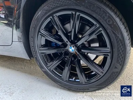 BMW G30 520i 하이그로시 블랙 휠도색 + 블루 캘리퍼 도색 / 용인 처인구