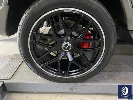 신차 출고 후 곧바로 입고_!  유니크한 멋진 바디 컬러_!! 벤츠 G 바겐 G63 AMG 22인치 투톤 무광 휠도색 작업으로 완성체로 만들었어요 : - ) / 용인 처인구