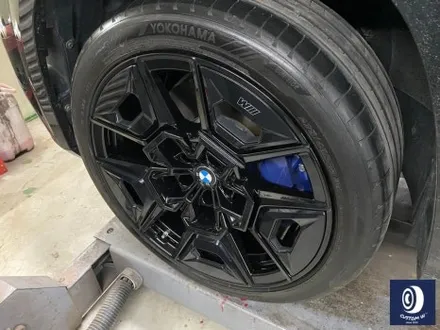 BMW XM 22인치 휠 상처 수리 후, 하이그로시 블랙(검정 유광) 휠도색 / 용인 처인구