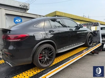 벤츠 GLC63 S AMG 에디션 휠 상처 수리 후, 다이아몬드 커팅 휠 복원 (보험 긴급 출동 견인 서비스를 이용한 캐리어 카 입출고) / 용인 처인구