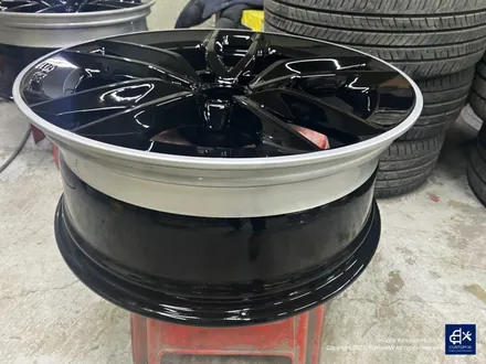 벤츠 E53 AMG 블랙실버 투톤 휠도색 + 레드 캘리퍼 도색 / 용인 처인구