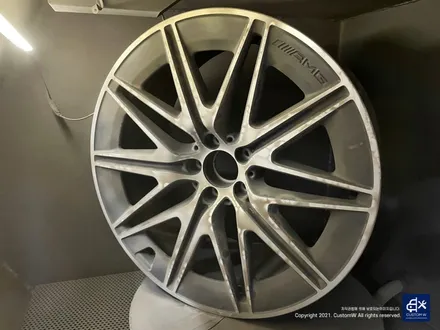 벤츠 신형 GT43 AMG 블랙유광 휠도색 + 애시드 그린 캘리퍼 도색 / 용인 처인구