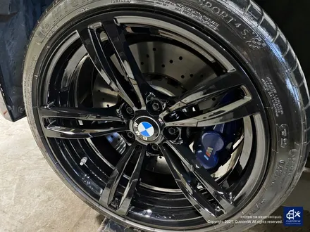 어디서부터 잘못된건지...BMW M3 437M 박리 후 블랙유광 휠도색 / 용인 처인구