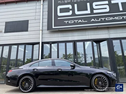 벤츠 CLS450 휠수리 후 블랙 실버 투톤 유광 휠도색 / 용인 처인구