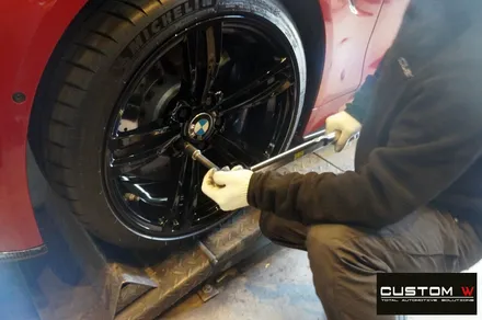BMW M3,M4 437M 휠 상처 수리 후, 블랙 유광 휠도색. / 용인 처인구