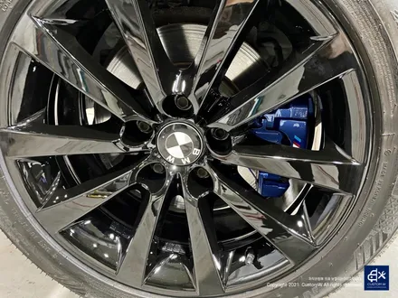 역대급 분진 제거! BMW F10 528i 휠수리 후 블랙유광 휠도색 + 블루 캘리퍼 도색 / 용인 처인구
