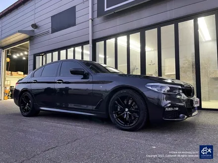 BMW G30 520d 662M 휠수리 후 블랙유광 휠도색 / 용인 처인구