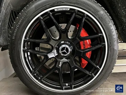 벤츠 G63 AMG G바겐 22인치 블랙 실버 투톤 유광 휠도색 / 용인 처인구