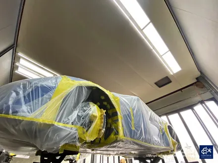 포르쉐 911(991 MK1) 카레라 GT3 센터락 휠 잘못된 도색 박리 후 블랙유광 휠도색 + 블루 캘리퍼 도색 / 용인 처인구