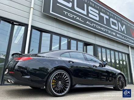 벤츠 CLS450 휠수리 후 블랙 실버 투톤 유광 휠도색 / 용인 처인구