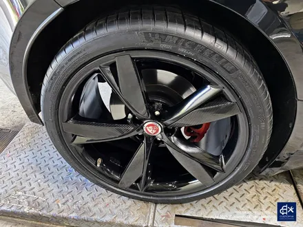 재규어 F타입(F-type) 휠수리 후 블랙유광 휠도색 / 용인 처인구