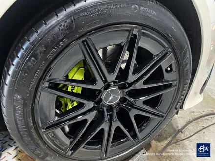 벤츠 GT43 AMG 휠수리 후 블랙유광 휠도색 / 용인 처인구