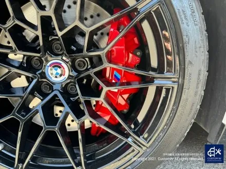 BMW G82 M4 826M 휠 상처 수리 후, 블랙 유광 휠 복원 도색 그리고 레드 캘리퍼 도색 작업까지_! / 용인 처인구