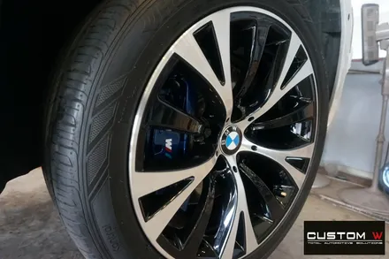 BMW 5GT 잘 못된 휠수리로 엉망이 된 휠 재작업. 다이아몬드 커팅 블랙 폴리시 휠로 재탄생 그리고  캘리퍼 도색까지.! / 용인 처인구