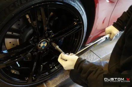 BMW M3,M4 437M 휠 상처 수리 후, 블랙 유광 휠도색. / 용인 처인구