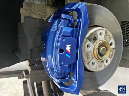 BMW 5GT 휠 수리 후 건메탈 휠도색 + 블루 캘리퍼 도색 / 용인 처인구