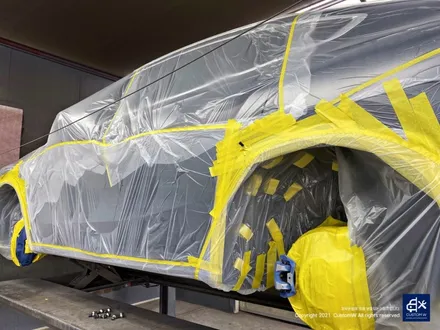 BMW G06 X6 블랙유광 휠도색 + 레드 캘리퍼 도색 / 용인 처인구