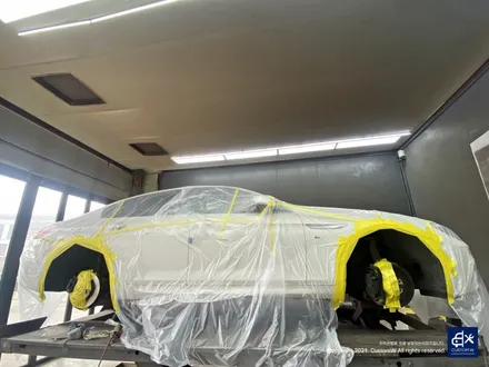 BMW 640d 휠수리 후 블랙유광 휠도색 + 레드 캘리퍼 도색 / 용인 처인구