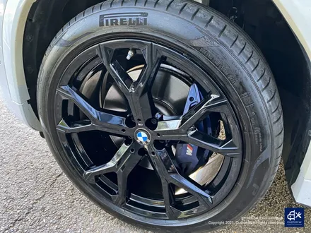 BMW G06 X6 40i 741M 휠수리 후 블랙유광 휠도색 / 용인 처인구