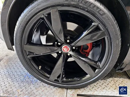 재규어 F타입(F-type) 휠수리 후 블랙유광 휠도색 / 용인 처인구
