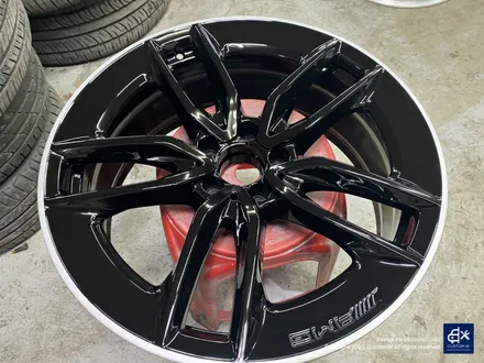 벤츠 E53 AMG 블랙실버 투톤 휠도색 + 레드 캘리퍼 도색 / 용인 처인구