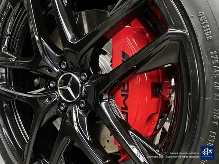 벤츠 GLE53 AMG 블랙유광 휠도색 + 레드 캘리퍼 도색 / 용인 처인구