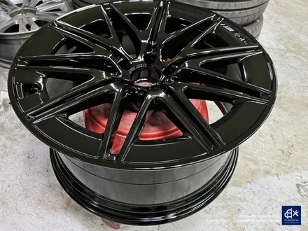벤츠 신형 GT43 AMG 블랙유광 휠도색 + 애시드 그린 캘리퍼 도색 / 용인 처인구