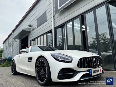 벤츠 AMG GTC 로드스터 블랙 실버 무광 투톤 휠도색 / 용인 처인구
