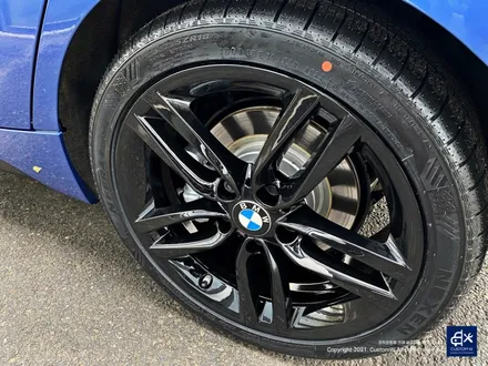 BMW 118d 휠수리 후 블랙유광 휠도색 / 용인 처인구