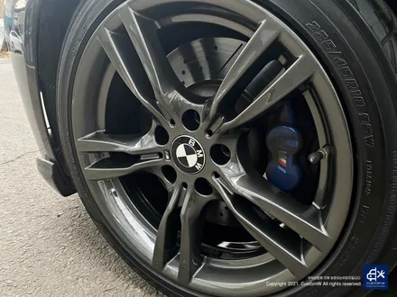 BMW F30 330i 휠수리 후 건메탈 유광 휠도색 / 용인 처인구