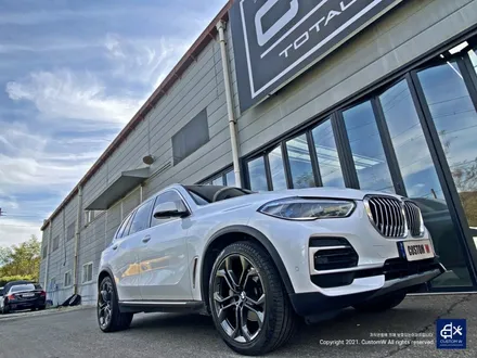 BMW G05 X5 21인치 744 휠 상처 수리 후 건메탈 유광 휠도색 / 용인 처인구