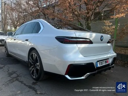 와_! 이게 플렉스다_! 전기차 럭셔리 세단 BMW I7 블루 캘리퍼 도색 고객과의 소통을 중요시하는 커스텀 W (feat. 훈훈한 카톡 내용 캡처 ) / 용인 처인구