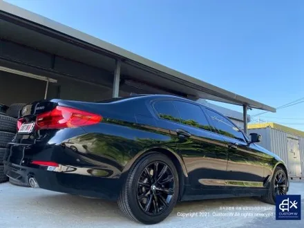 BMW G30 520i 하이그로시 블랙 휠도색 + 블루 캘리퍼 도색 / 용인 처인구