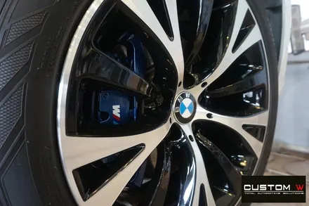 BMW 5GT 잘 못된 휠수리로 엉망이 된 휠 재작업. 다이아몬드 커팅 블랙 폴리시 휠로 재탄생 그리고  캘리퍼 도색까지.! / 용인 처인구