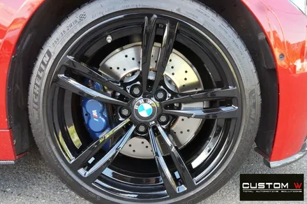 BMW M3,M4 437M 휠 상처 수리 후, 블랙 유광 휠도색. / 용인 처인구
