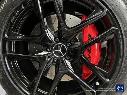 벤츠 GLE53 AMG 블랙유광 휠도색 + 레드 캘리퍼 도색 / 용인 처인구