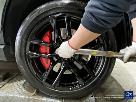 벤츠 GLE53 AMG 휠수리 후 블랙유광 휠도색 / 용인 처인구