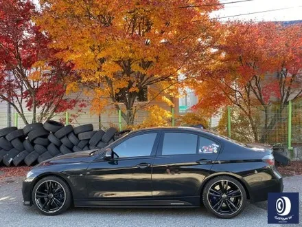BMW F30 330i 442M 19인치 휠 상처 수리 및 부식 제거 /  약품 박리 ( 페인트 제거) 후, 블랙 + 실버 투톤 휠도색 / 용인 처인구