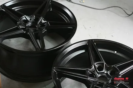 BMW 4시리즈 슈니처(AC Schnitzer) 도색 휠을 다이아몬드컷팅휠(블랙폴리시)로 변신하다. / 용인 처인구