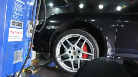 포르쉐 카레라 911 PDK 탑재된 997 MK2_! 건메탈 휠도색 작업입니다 / 용인 처인구