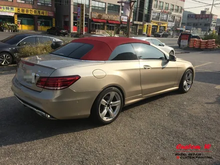 벤츠 E 카브리올레 AMG 다이아몬드컷팅 휠을 휠수리와 함께 블랙폴리쉬 휠로 업그레이드! / 용인 처인구