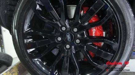 레인지로버 스포츠(Range rover sport) 블랙유광 휠도색으로 포스는 나의 것으로! / 용인 처인구