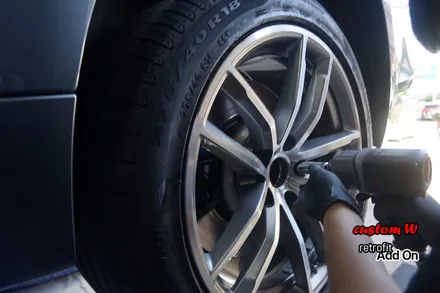 BMW G30 520D 상처난 휠 다이아몬드컷팅 휠수리(복원) / 용인 처인구