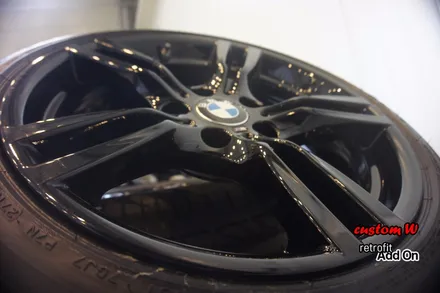 BMW F30 3시리즈 330i 400M 휠 블랙유광 휠도색. / 용인 처인구