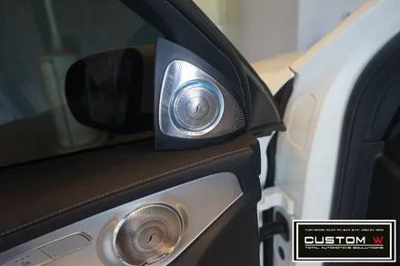 벤츠 GLC 부메스터 3d 전동트위터 장착 및 부메스터 미드 커버교체. / 용인 처인구