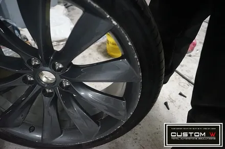 테슬라 모델 S 100D 휠수리(휠복원) / 용인 처인구