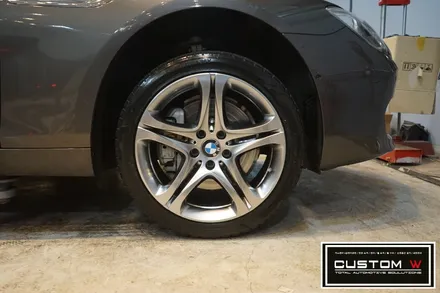 BMW 640D 휠 상처수리 후 고스트크롬 휠도색. / 용인 처인구