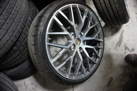 다시 찾아주신 아우디 R8 V10 PLUS 블랙 유광 휠도색. / 용인 처인구